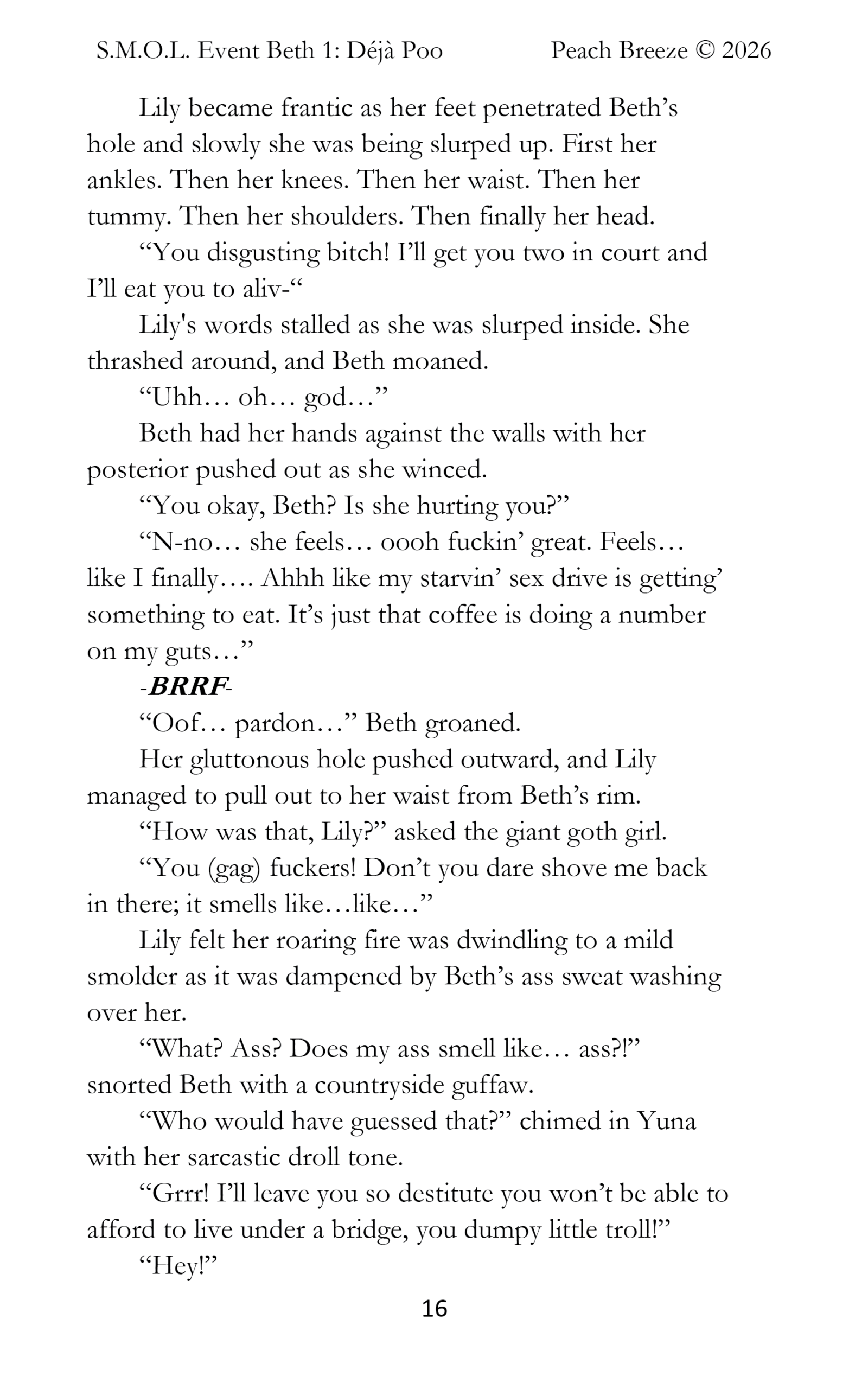 S.M.O.L. Event Beth 1: Deja-Poot – Short Story - Image 3